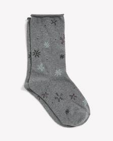 Snowflake Crew Socks