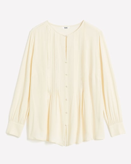 Responsible, Long-Sleeve Buttoned Down Blouse