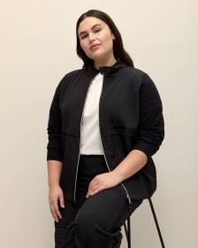 4-Way Stretch Mock-Neck Zipped Jacket - Active Zone