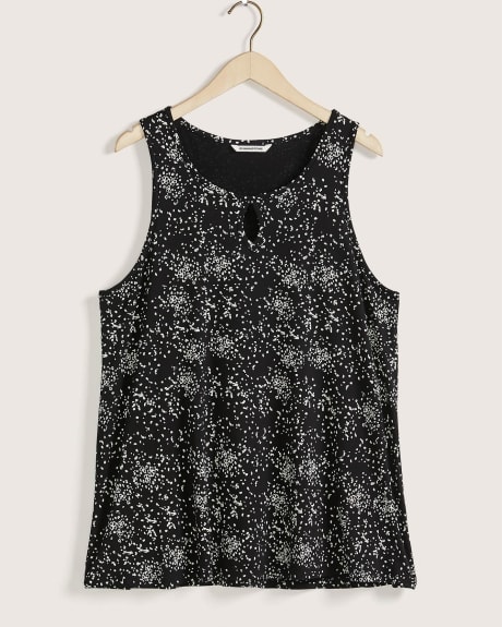Responsible, A-line Tank Top with Keyhole, Printed - In Every Story