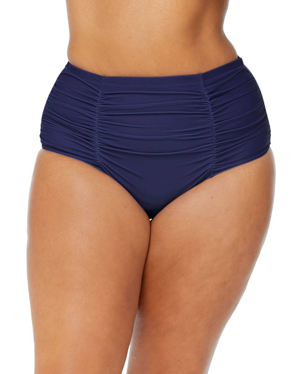 Blue High-Waisted Costa Swim Brief - Raisins Curve