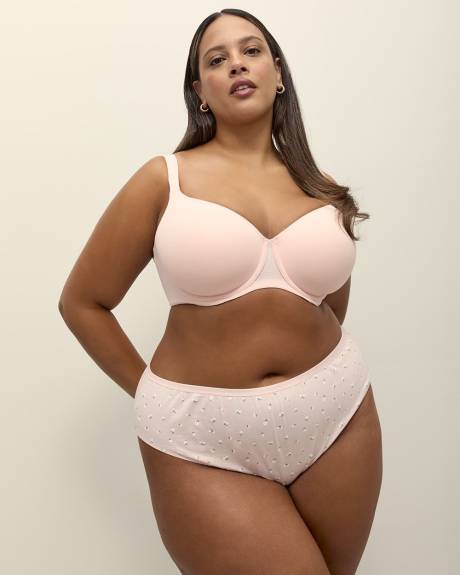 Soutien-gorge contour en pointelle rose, avec armatures - ti Voglio