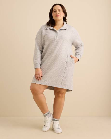 Robe &agrave; col montant avec poches - ActiveZone