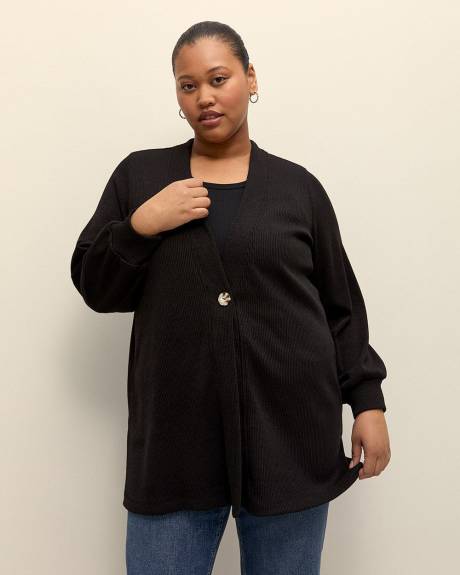 Long-Sleeve Knit Cardigan