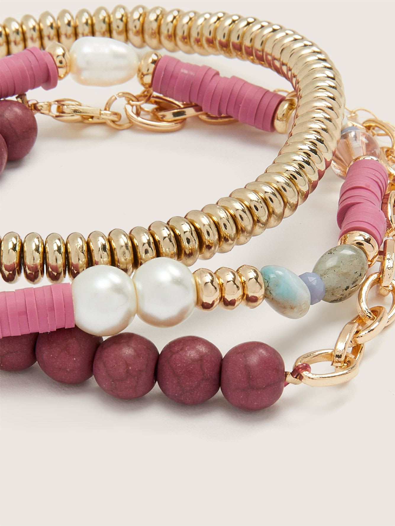 Beaded Elastic Bracelets, Set of 3 Penningtons