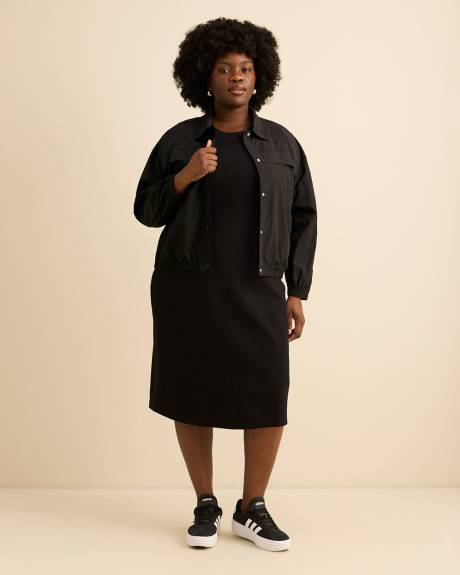 Black Water-Repellent Collared Jacket - Active Zone