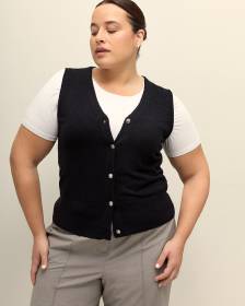Veste en tricot sans manches - Addition Elle
