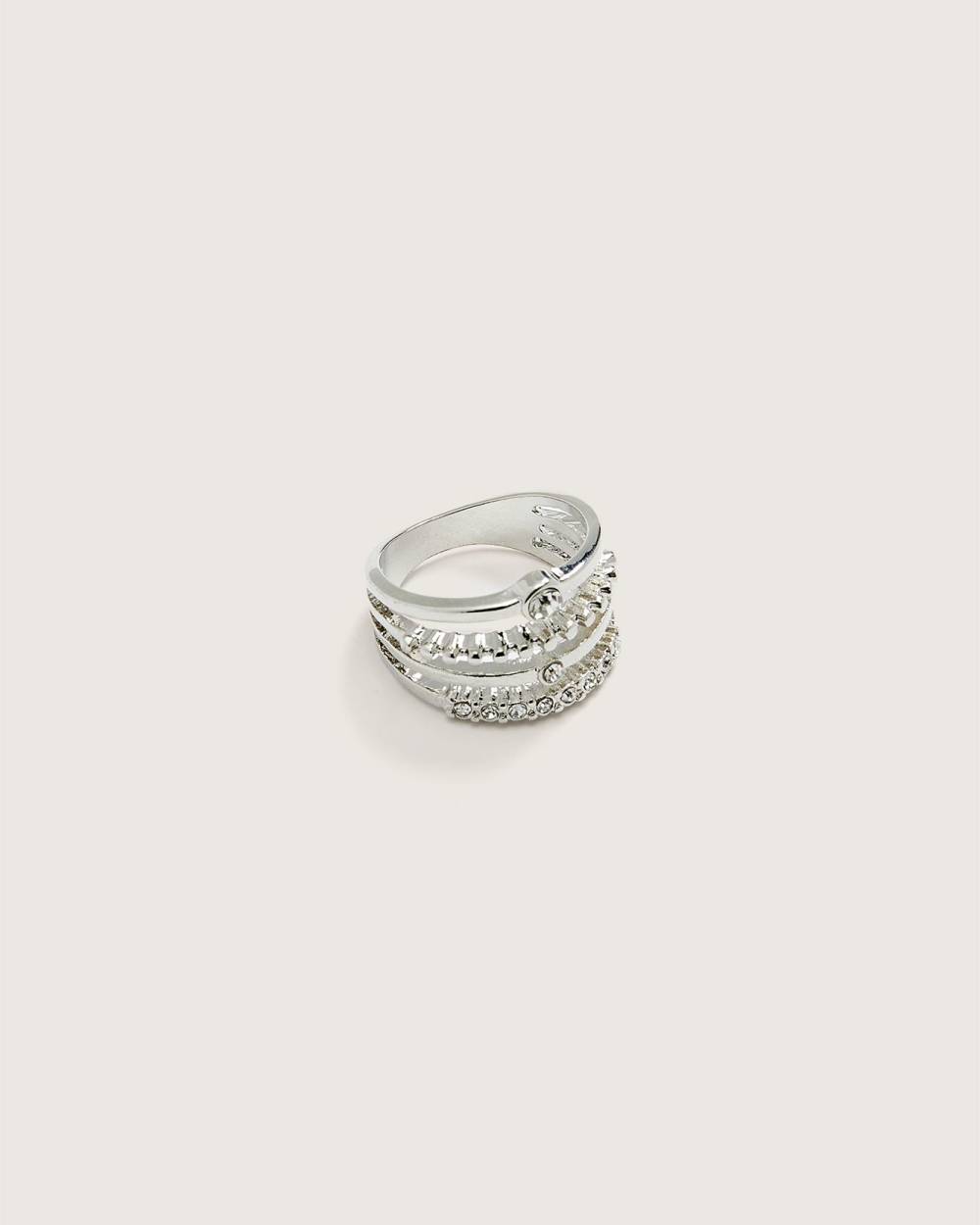 4-Layer Ring with Crystal Stones | Penningtons