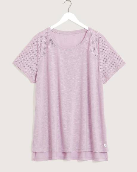 Power Mesh Crewneck T-Shirt - Active Zone