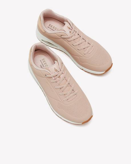 Wide Width, Uno Shimmer Away Slip-On Sneaker - Skechers