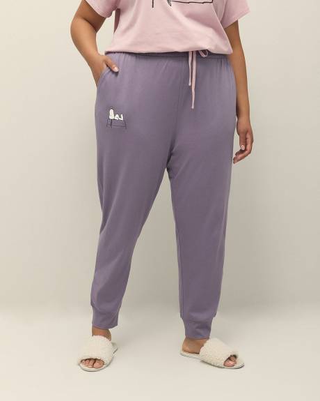 Pantalon de jogging avec imprimé de Snoopy - ti Voglio