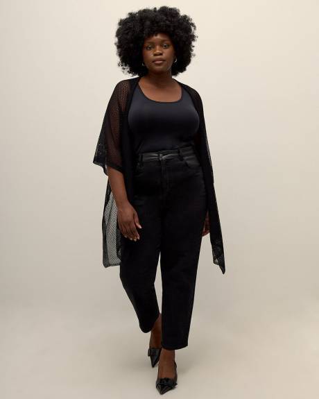 Open Knit Cape