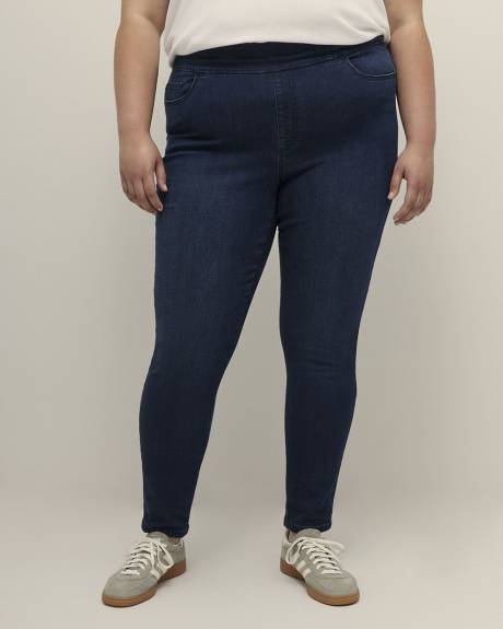 Skinny Leg Savvy Jeans, Dark Wash - d/C Jeans