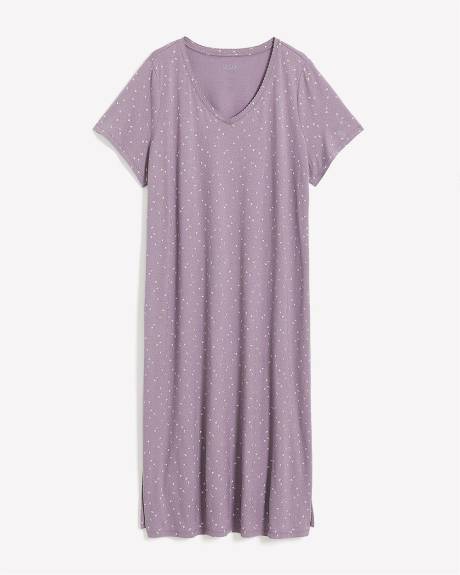 Robe de nuit longue fleurie - ti Voglio