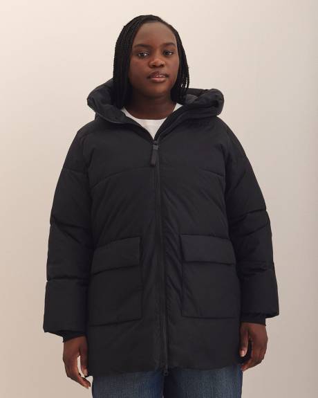 Short Hooded Puffer Jacket