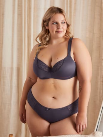 Plus Size Embroidery Wireless Full Cup Front Closure Bra Sale - Banggood UK  Mobile-arrival notice