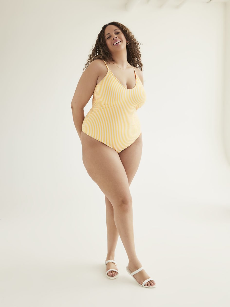 Striped Anne One-Piece Swimsuit - Nana The brand