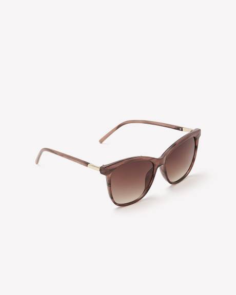Round Wayfarer Tortoise Sunglasses