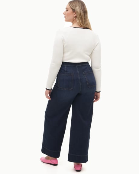 Responsible, High-Waisted Ultra Wide-Leg Sailor Jeans - Addition Elle