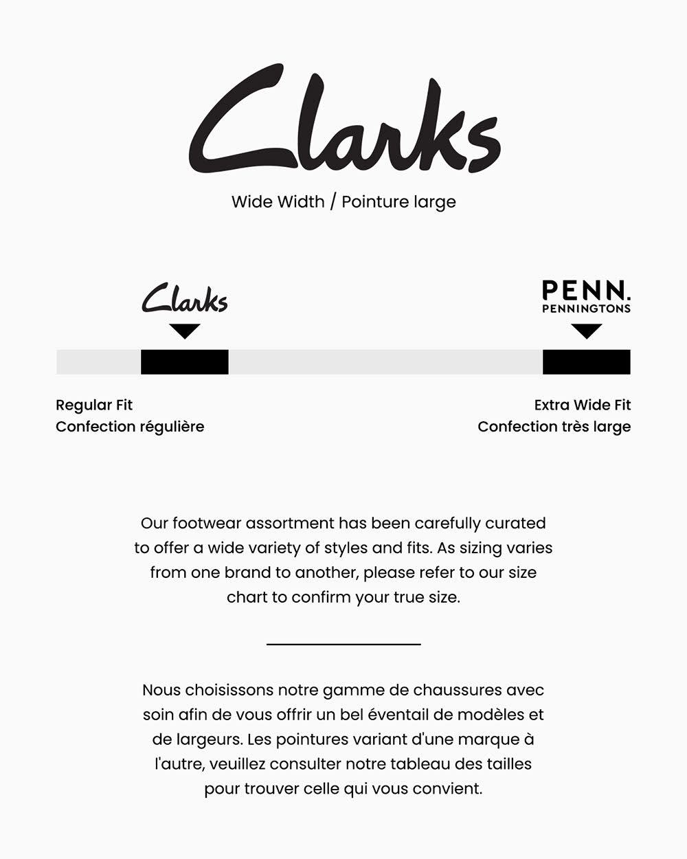Wide Width Black Bootie with Buckle Detail Clarks Penningtons