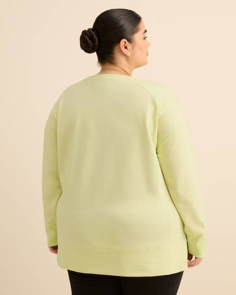 Pull &agrave; col rond en tricot fran&ccedil;ais - Active Zone