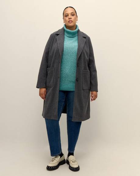 Long Melton Car Coat