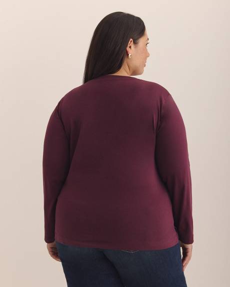 Long-Sleeve Crewneck Tee - Addition Elle - PENN. Essentials