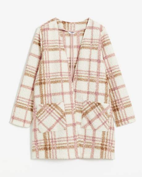 Long-Sleeve Knit Coatigan