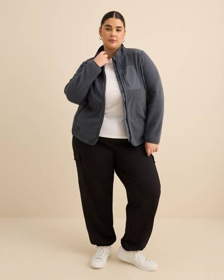 Polar Fleece Mock-Neck Jacket - Active Zone