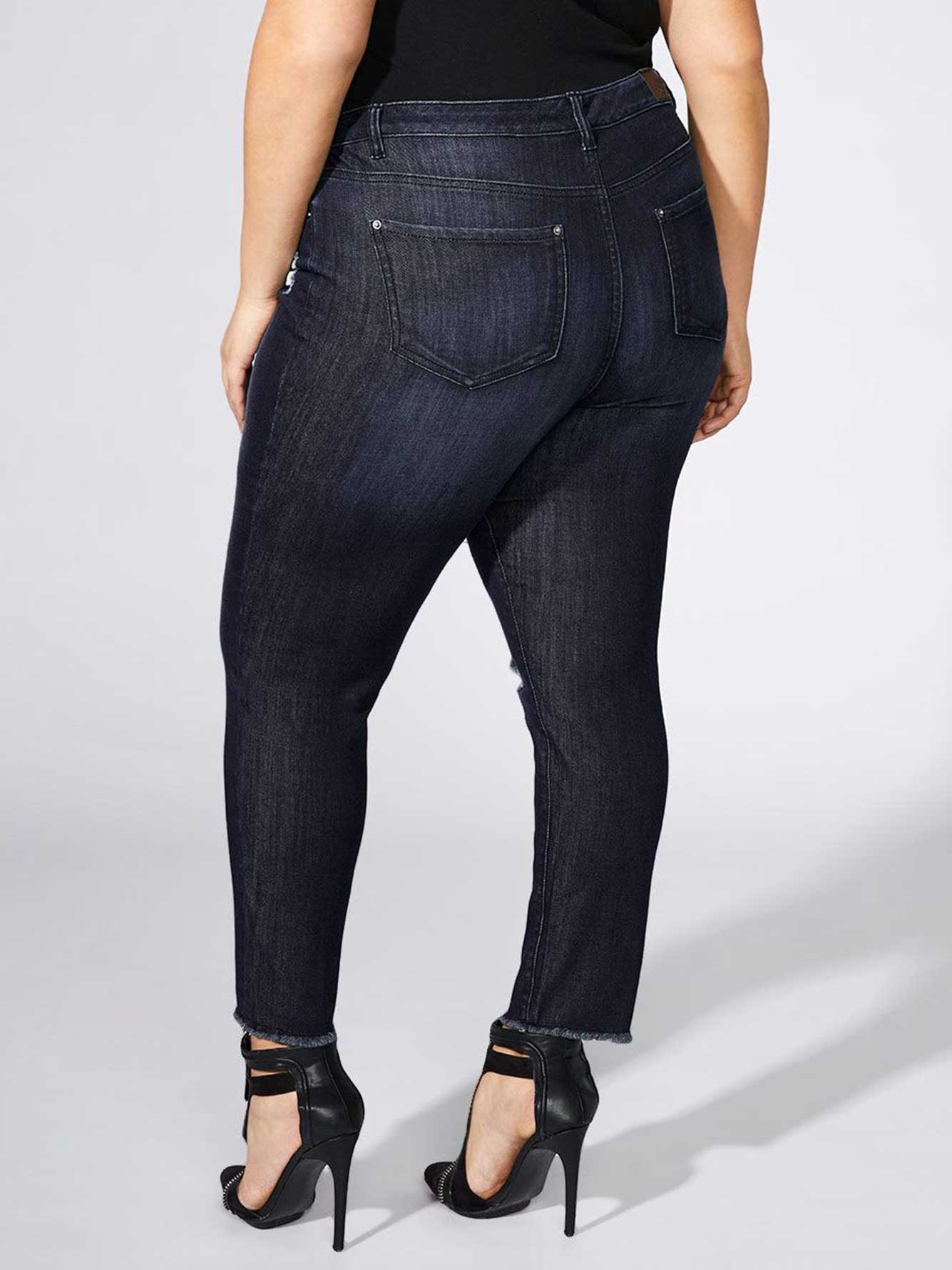 Best distressed jeans for women image