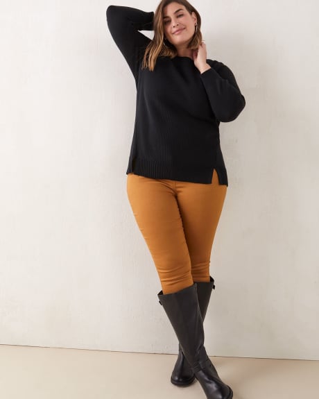 Cotton Sweater Round Neck Long-Sleeve - In Every Story