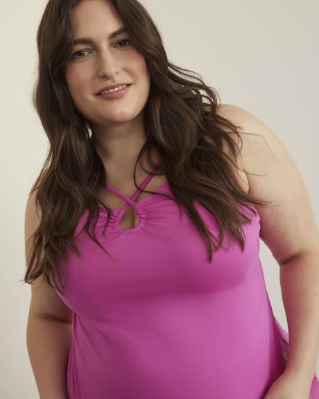 Camisole avec bretelles croisées à l'avant, tissu responsable - Active Zone