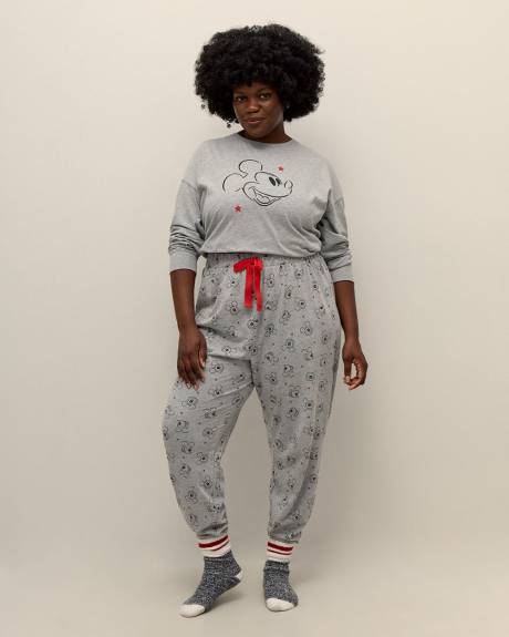 Mickey Mouse Knit Jogger Pyjama Pant - Disney