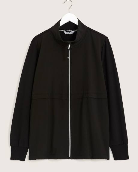 Manteau zippé à manches longues et col montant - Active Zone