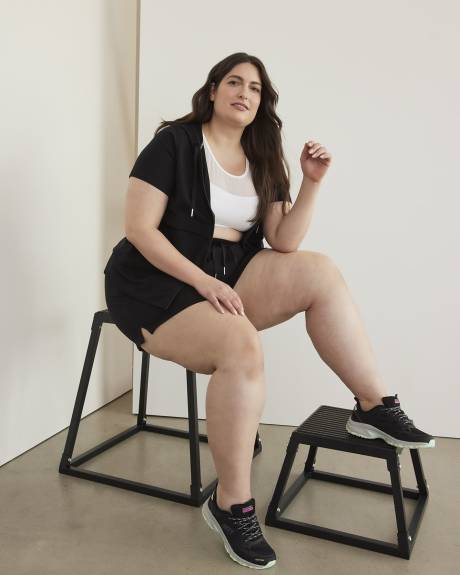 Elastic-Waist French Terry Short - Active Zone