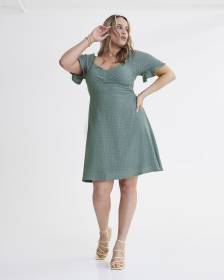 Robe en broderie anglaise avec smocks - Addition Elle
