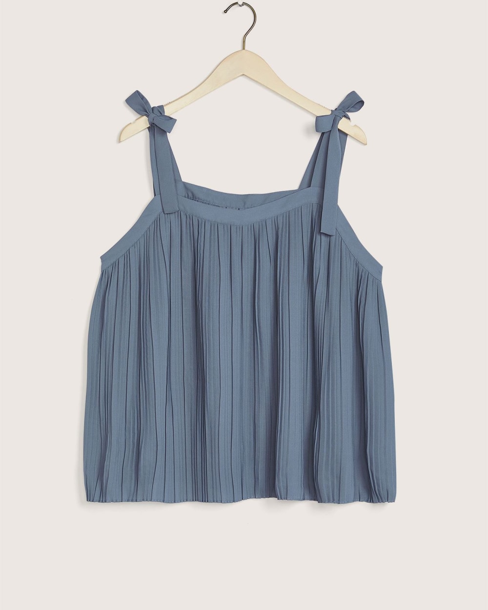 Responsible, Pleat and Release Cami With Tie Straps