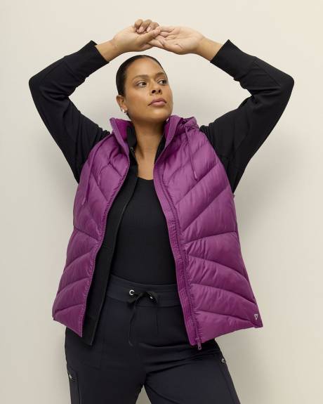 Veste matelassée compressible sans manches, tissu responsable - Active Zone