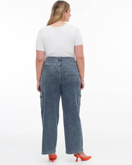 Responsible, Straight-Leg Cargo Jean - Addition Elle