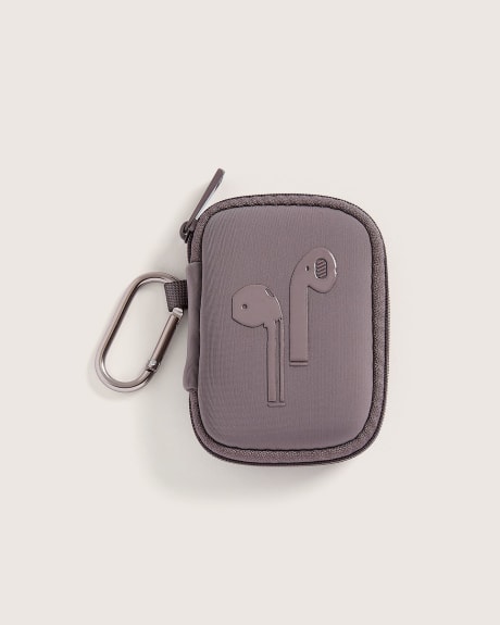 Lilac Ear Bud Case with Carabiner - MYTAGALONGS