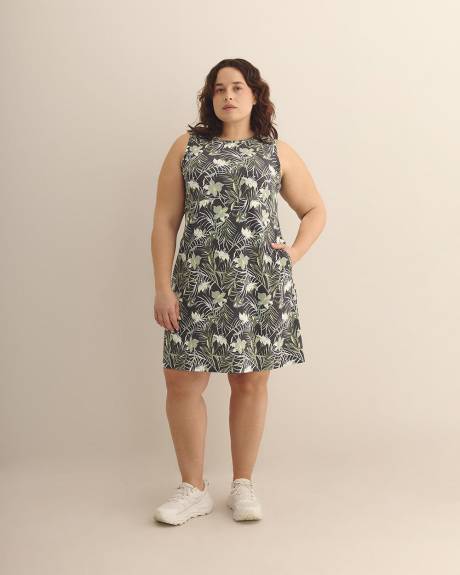 Robe-débardeur fleurie verte Freezer - Columbia