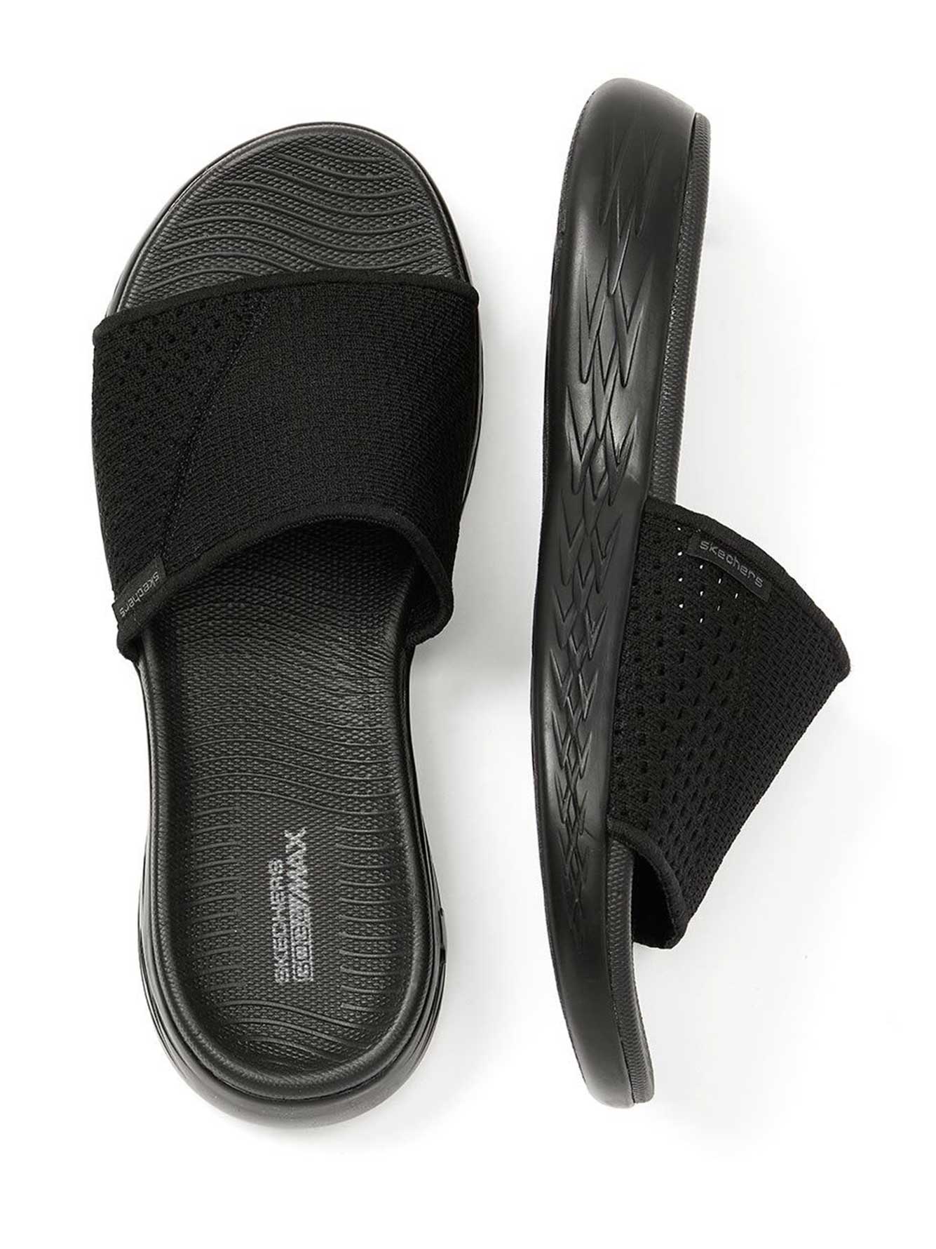 tong compensée femme skechers