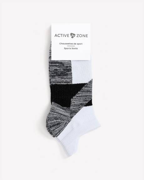 Chaussettes courtes de sport avec détail chiné - Active Zone