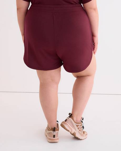 French Terry Shorts with Side Panel - Active Zone