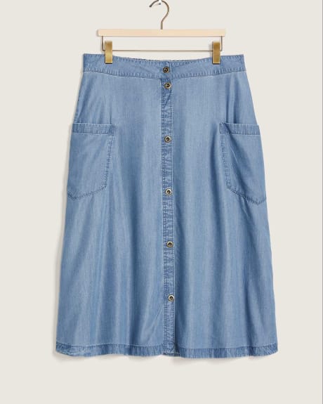 Responsible Tencel Pull-On Skirt - Addition Elle