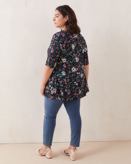 Elbow-Sleeve Sweetheart Top - In Every Story