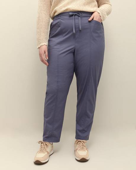 Cotton Tapered-Leg Pant