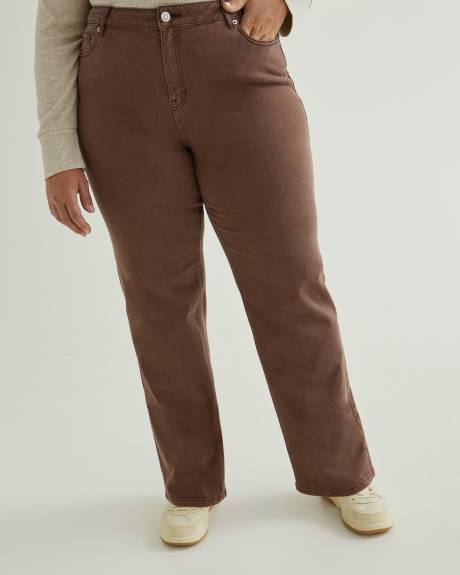 Jean coloré à jambe droite, coupe 1948, tissu responsable - d/C JEANS