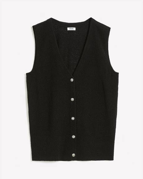 Sleeveless Sweater Vest - Addition Elle