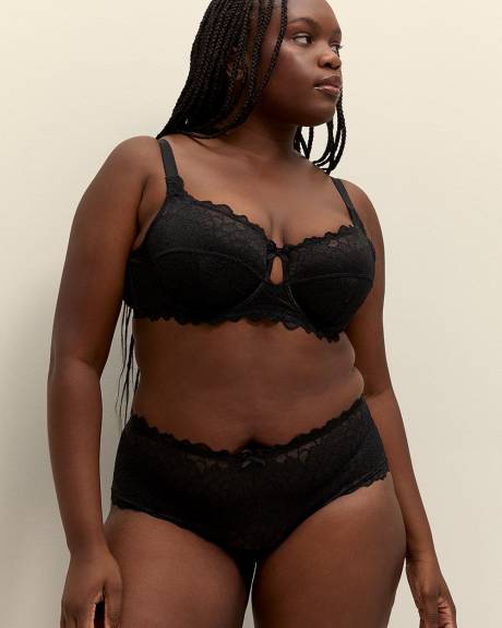 Full Brief With Lace Waist - Déesse Collection